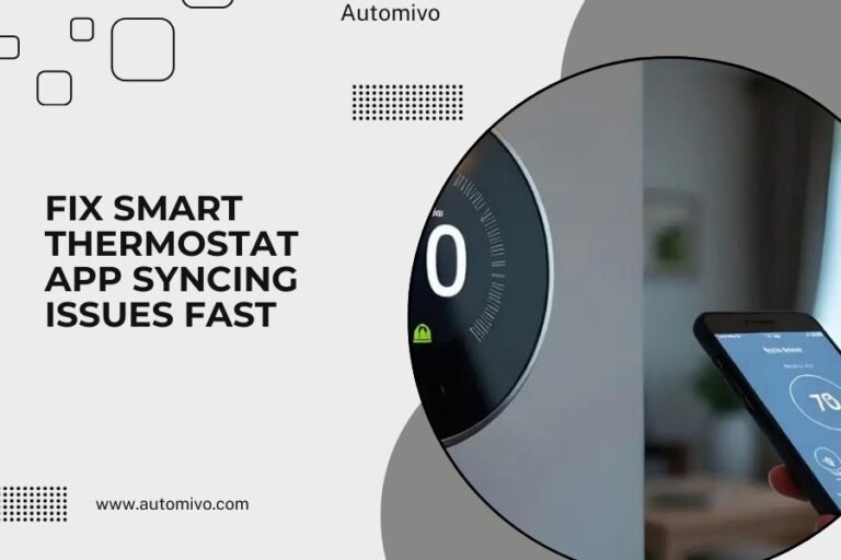 Fix Smart Thermostat App Syncing Issues Fast