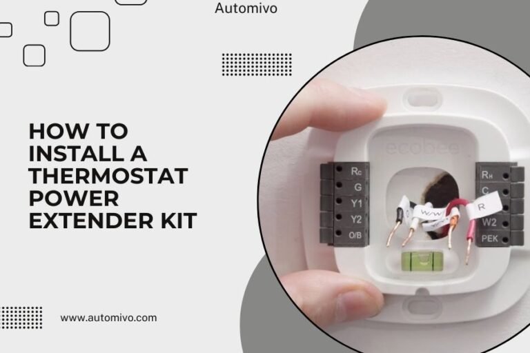 How to Install a Thermostat Power Extender Kit
