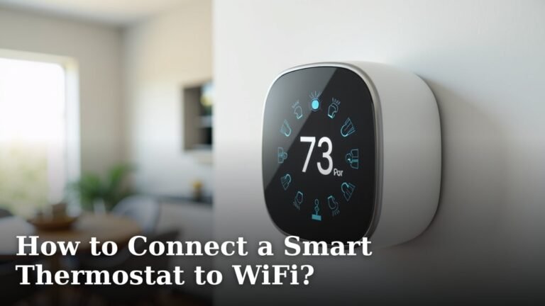 How to Connect a Smart Thermostat to WiFi?