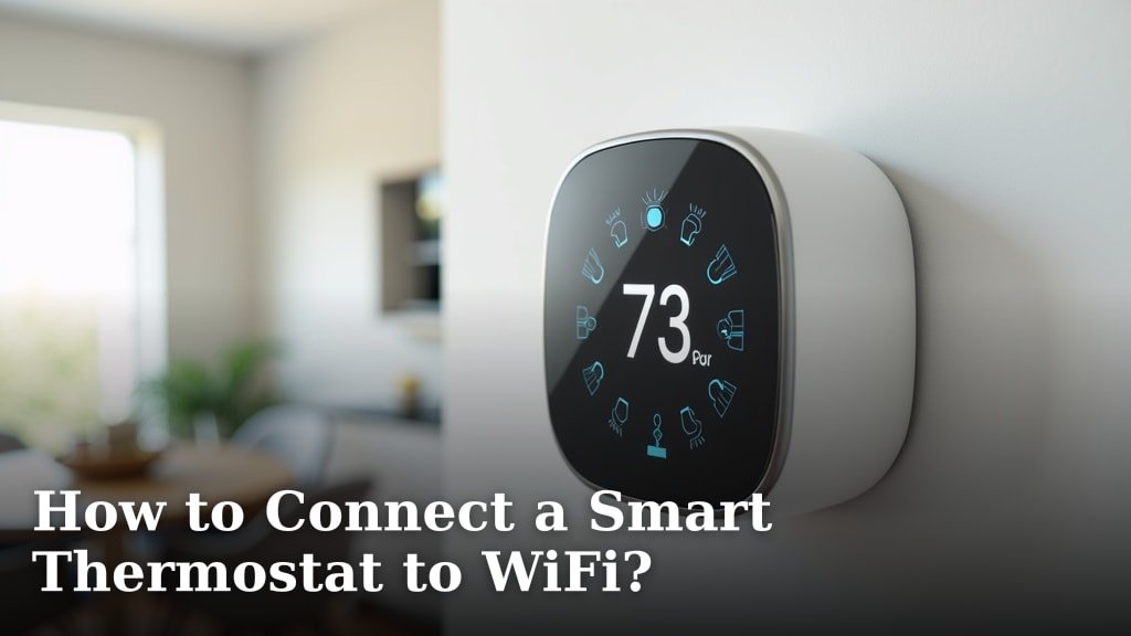 How to Connect a Smart Thermostat to WiFi?
