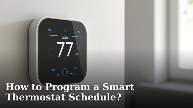 How to Program a Smart Thermostat Schedule?