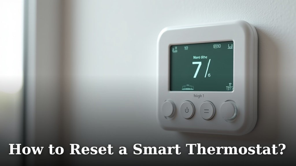 How to Reset a Smart Thermostat?