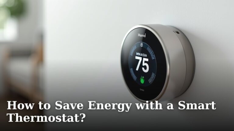 How to Save Energy with a Smart Thermostat?