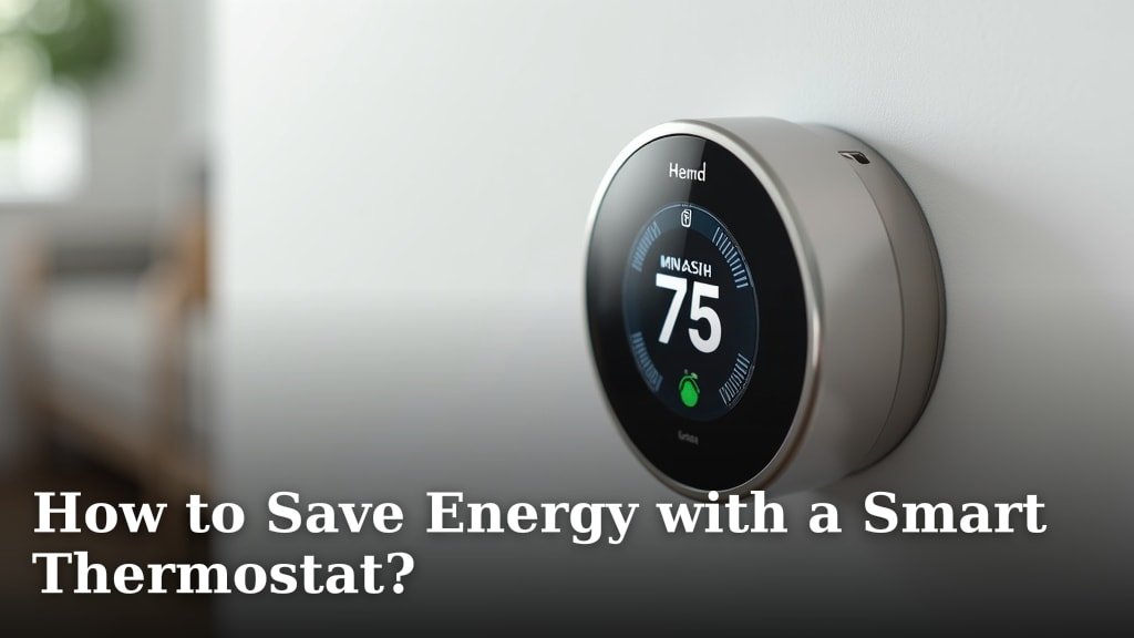 How to Save Energy with a Smart Thermostat?