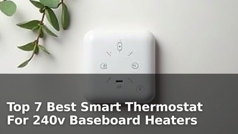 Top 7 Best Smart Thermostat For 240v Baseboard Heaters