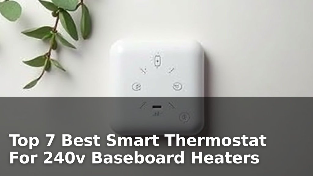 Top 7 Best Smart Thermostat For 240v Baseboard Heaters
