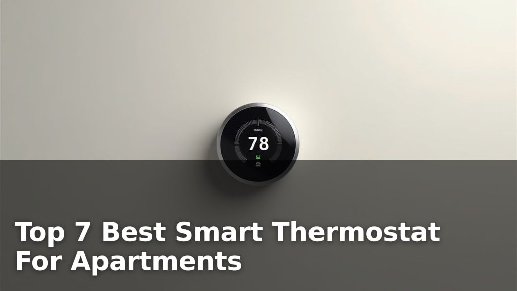 Top 7 Best Smart Thermostat For Apartments
