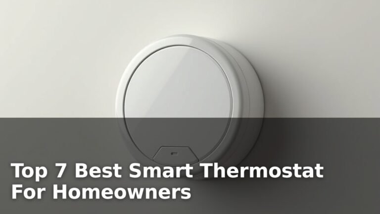 Top 7 Best Smart Thermostat For Homeowners