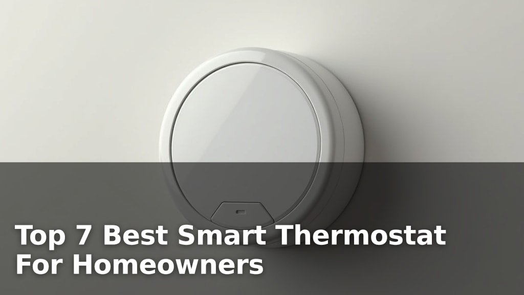 Top 7 Best Smart Thermostat For Homeowners