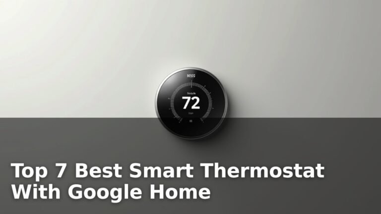 Top 7 Best Smart Thermostat With Google Home