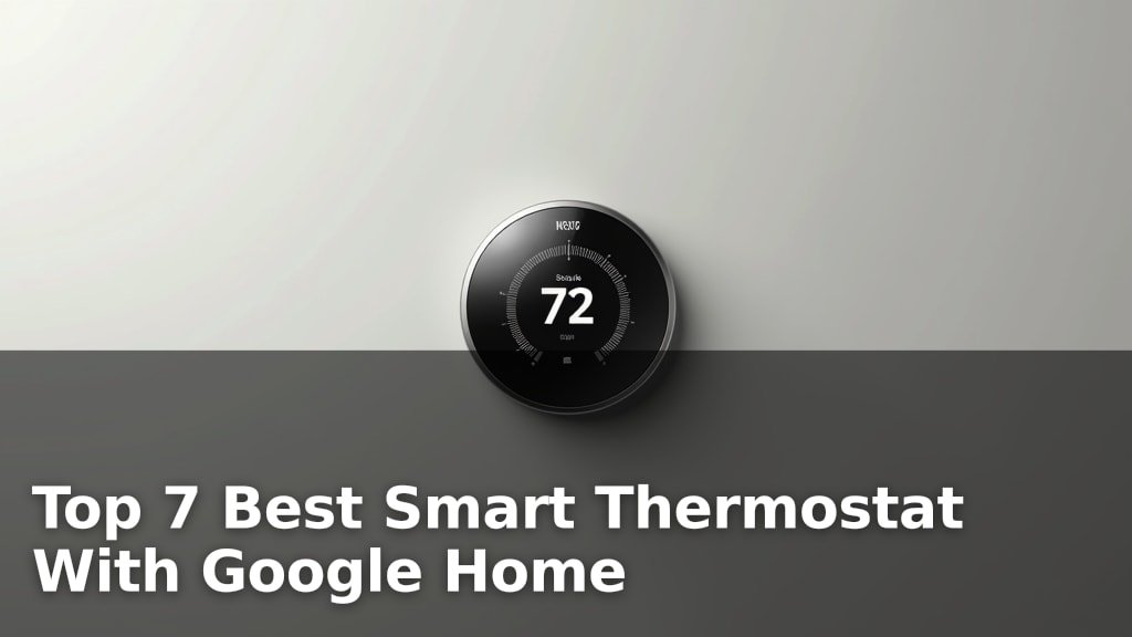 Top 7 Best Smart Thermostat With Google Home