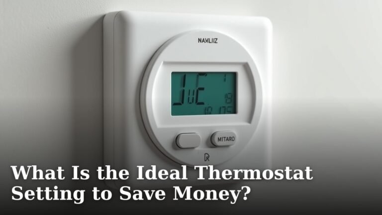 What Is the Ideal Thermostat Setting to Save Money?
