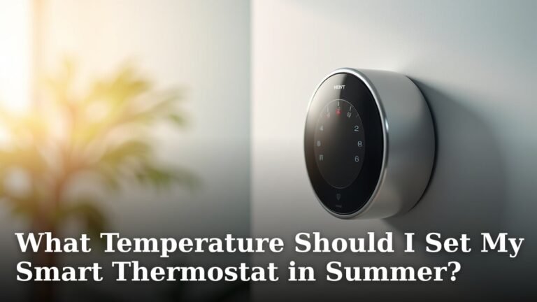 What Temperature Should I Set My Smart Thermostat in Summer?