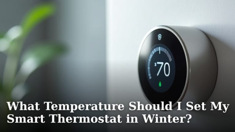 What Temperature Should I Set My Smart Thermostat in Winter?