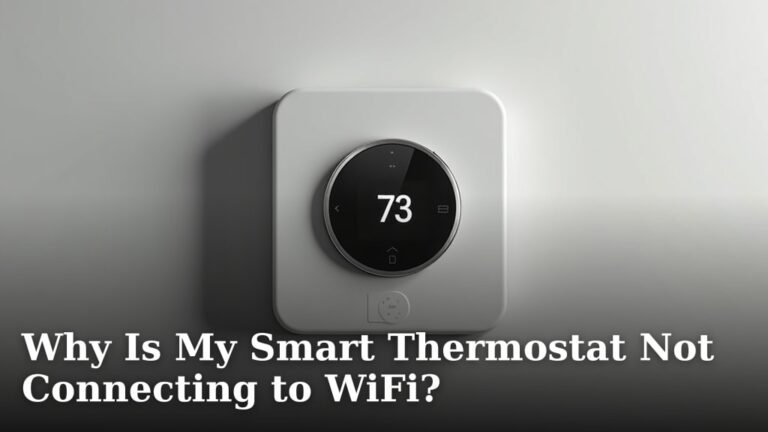 Why Is My Smart Thermostat Not Connecting to WiFi?