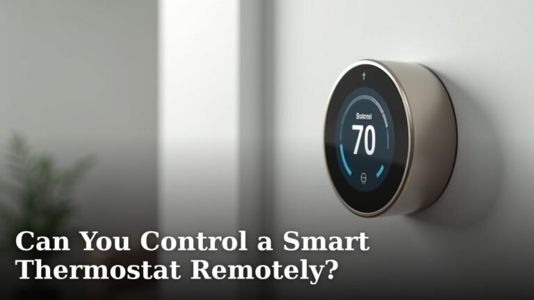 Can You Control a Smart Thermostat Remotely?