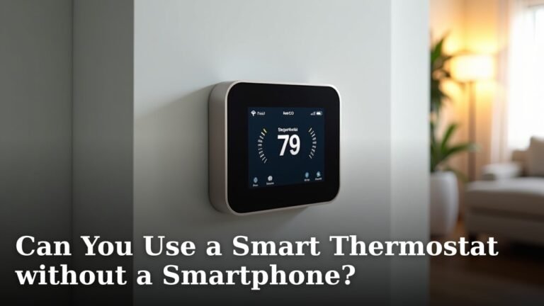 Can You Use a Smart Thermostat without a Smartphone?
