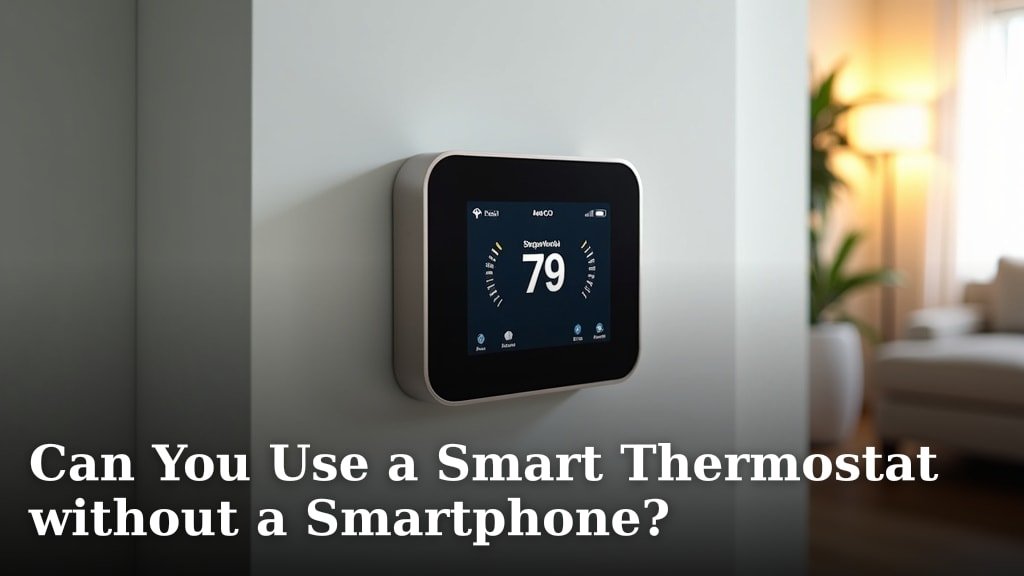 Can You Use a Smart Thermostat without a Smartphone?