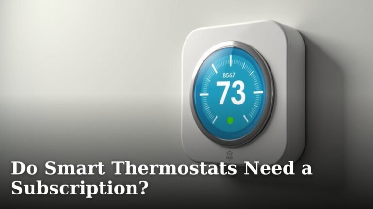 Do Smart Thermostats Need a Subscription?
