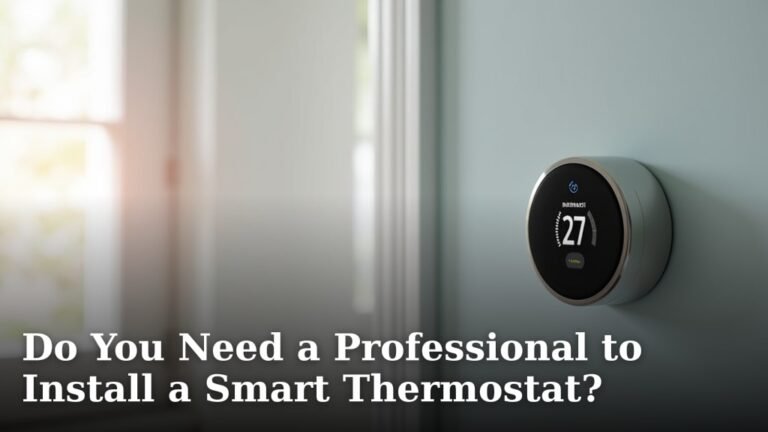 Do You Need a Professional to Install a Smart Thermostat?
