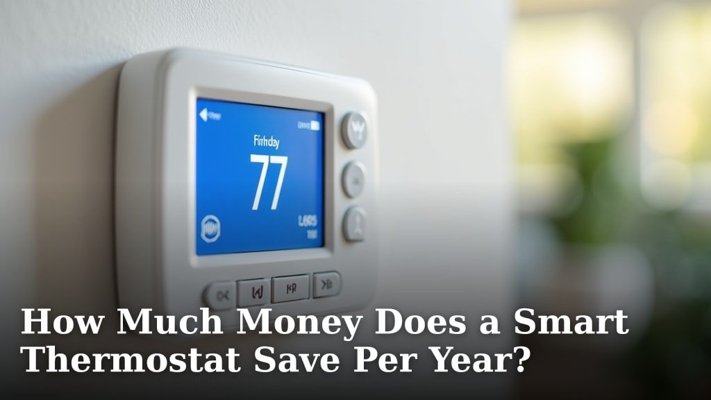 How Much Money Does a Smart Thermostat Save Per Year?