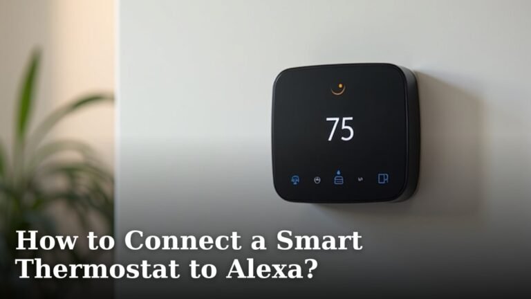 How to Connect a Smart Thermostat to Alexa?