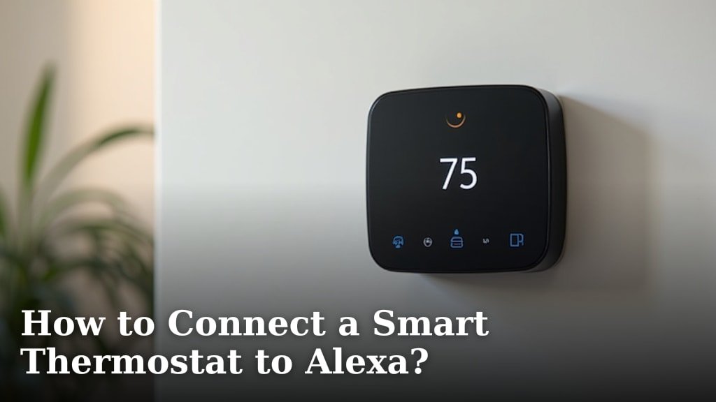 How to Connect a Smart Thermostat to Alexa?