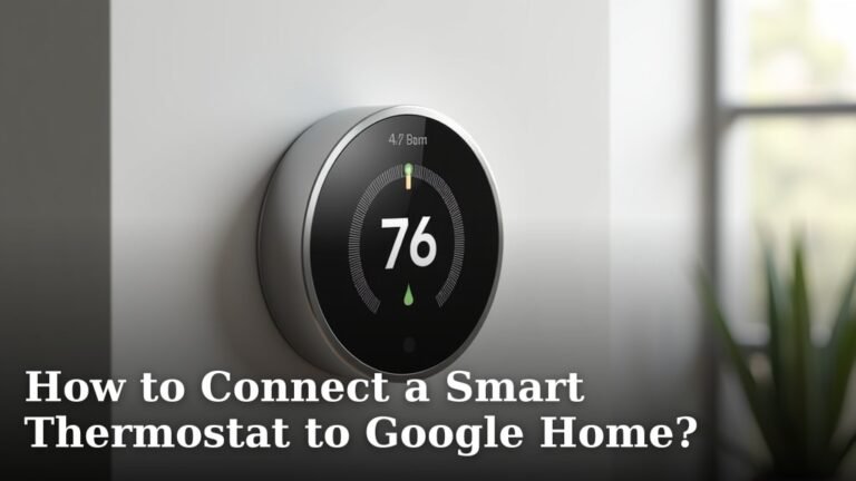 How to Connect a Smart Thermostat to Google Home?
