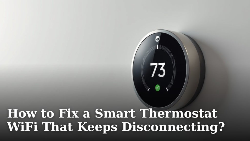 How to Fix a Smart Thermostat WiFi That Keeps Disconnecting?