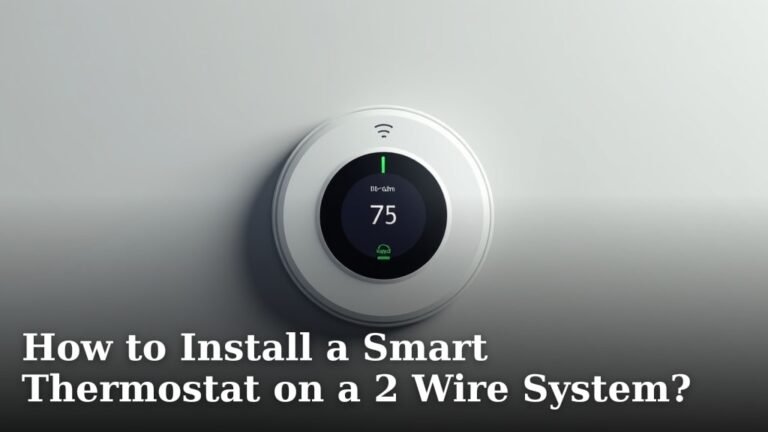 How to Install a Smart Thermostat on a 2 Wire System?