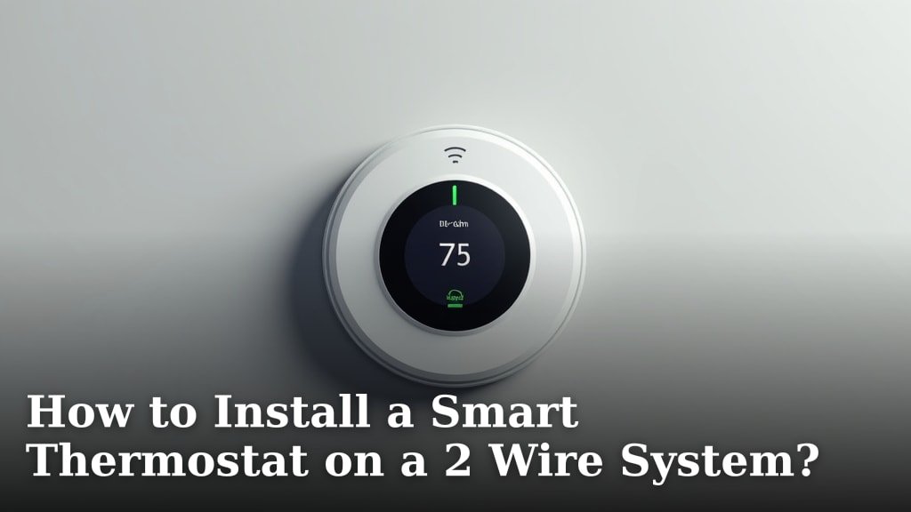 How to Install a Smart Thermostat on a 2 Wire System?