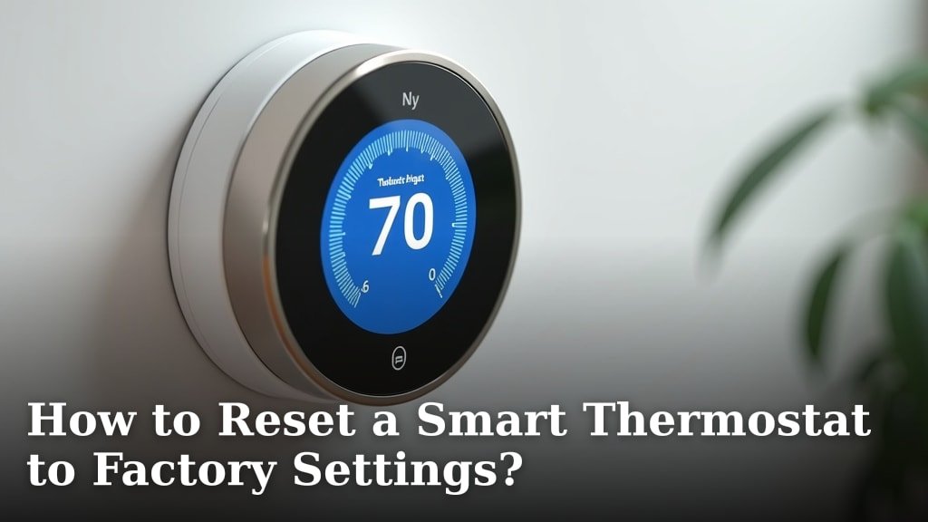 How to Reset a Smart Thermostat to Factory Settings?