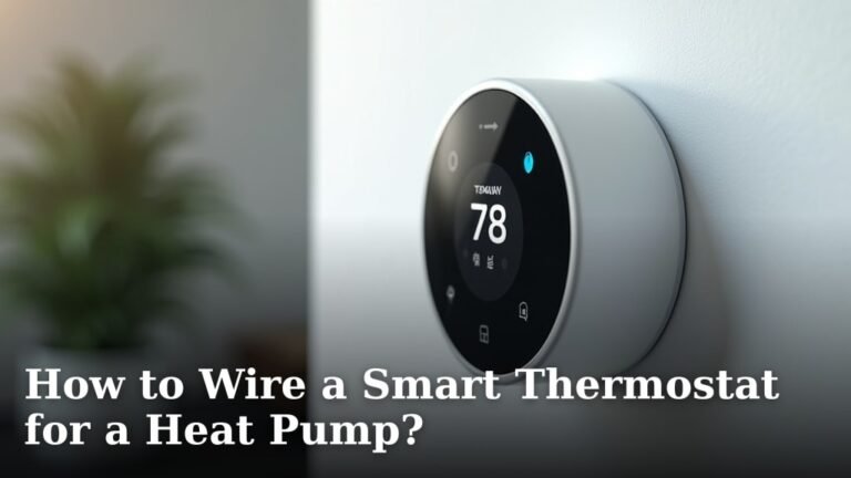 How to Wire a Smart Thermostat for a Heat Pump?