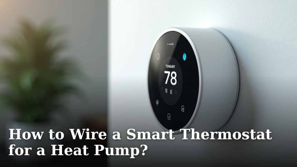 How to Wire a Smart Thermostat for a Heat Pump?