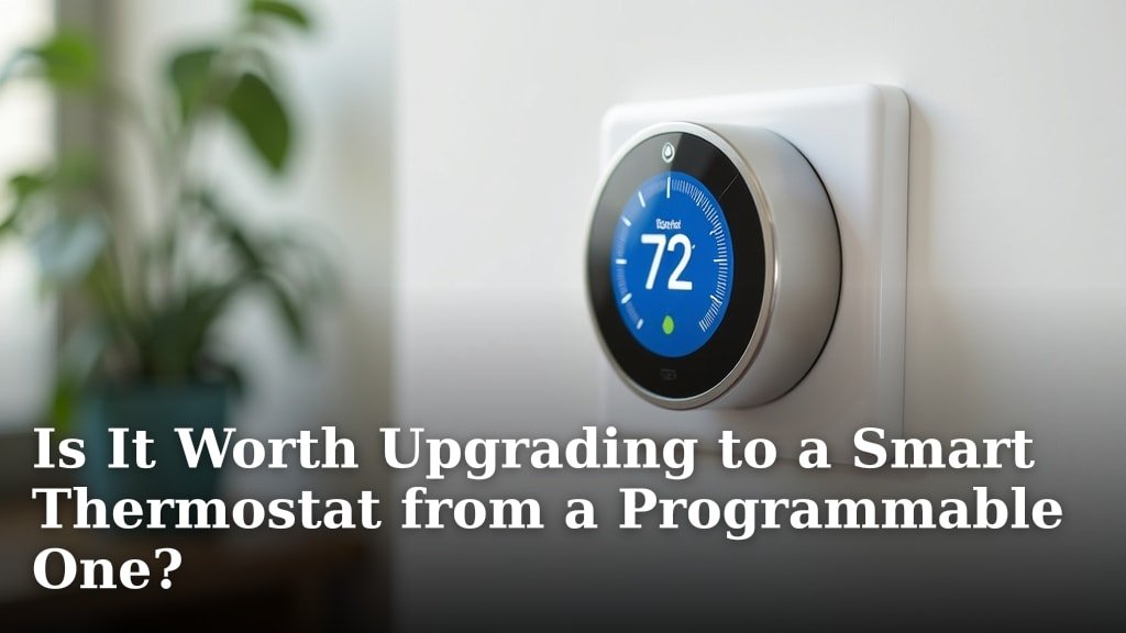Is It Worth Upgrading to a Smart Thermostat from a Programmable One?