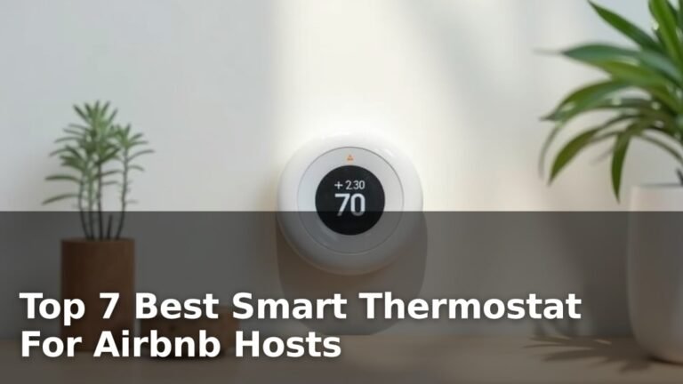 Top 7 Best Smart Thermostat For Airbnb Hosts