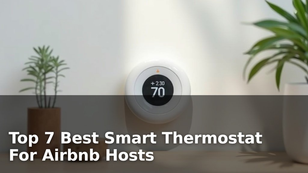 Top 7 Best Smart Thermostat For Airbnb Hosts