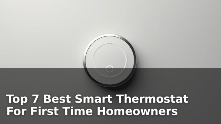 Top 7 Best Smart Thermostat For First Time Homeowners