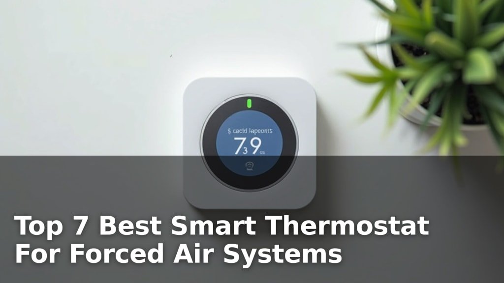 Top 7 Best Smart Thermostat For Forced Air Systems