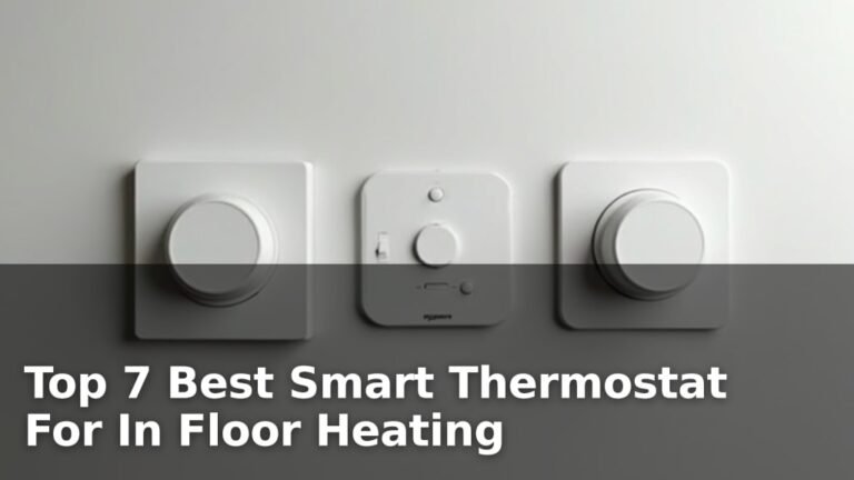 Top 7 Best Smart Thermostat For In Floor Heating