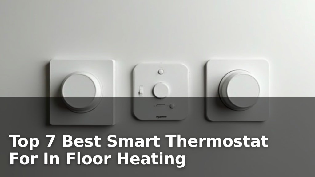 Top 7 Best Smart Thermostat For In Floor Heating