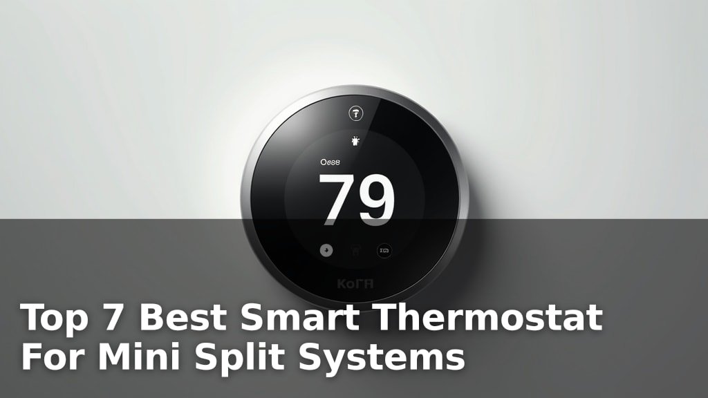 Top 7 Best Smart Thermostat For Mini Split Systems