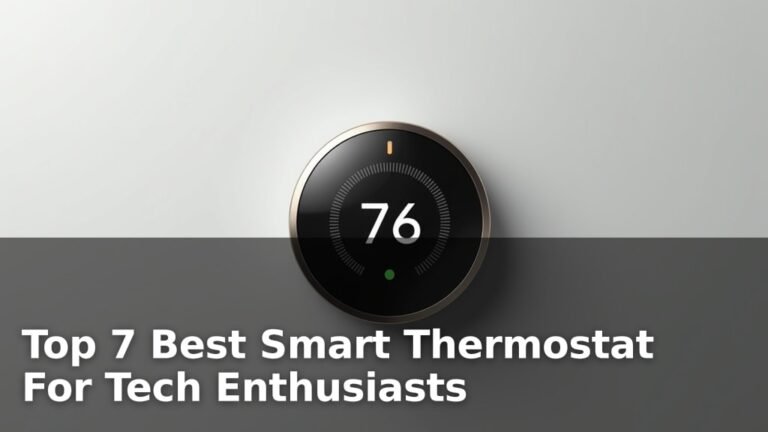 Top 7 Best Smart Thermostat For Tech Enthusiasts