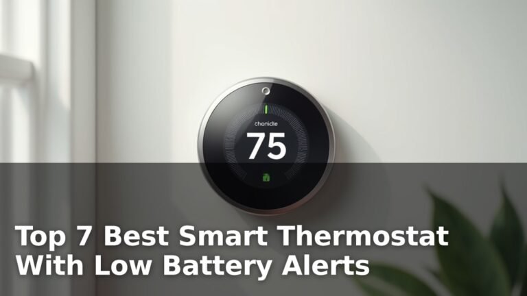 Top 7 Best Smart Thermostat With Low Battery Alerts