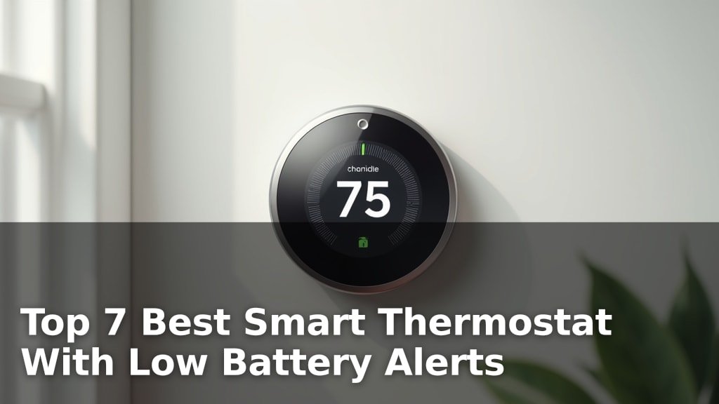 Top 7 Best Smart Thermostat With Low Battery Alerts