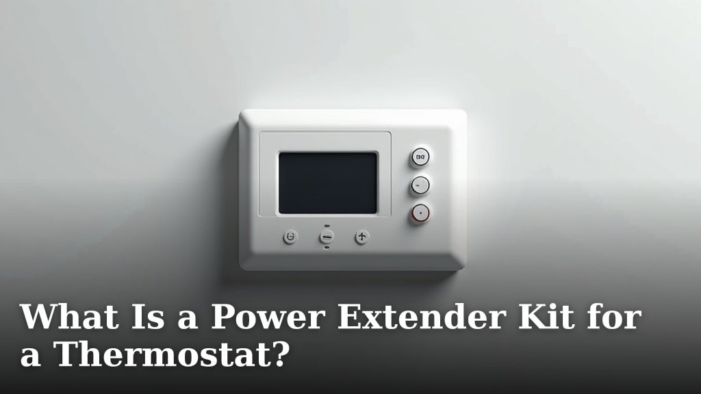 What Is a Power Extender Kit for a Thermostat?
