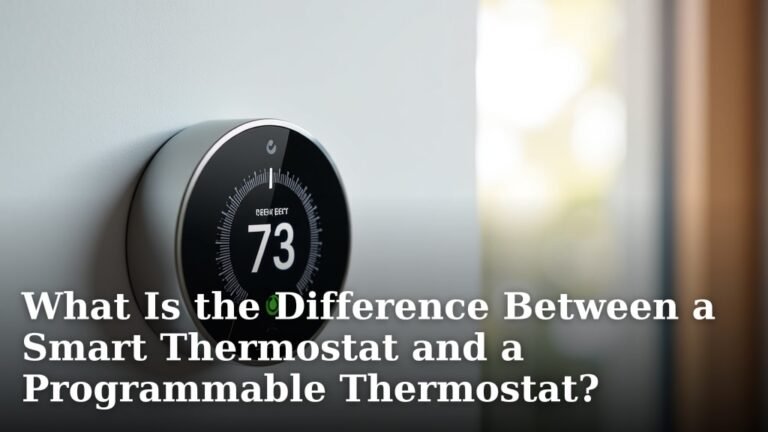 What Is the Difference Between a Smart Thermostat and a Programmable Thermostat?