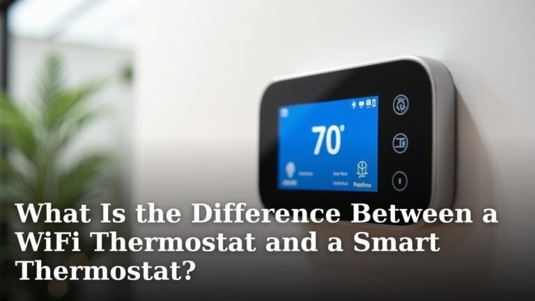 What Is the Difference Between a WiFi Thermostat and a Smart Thermostat?