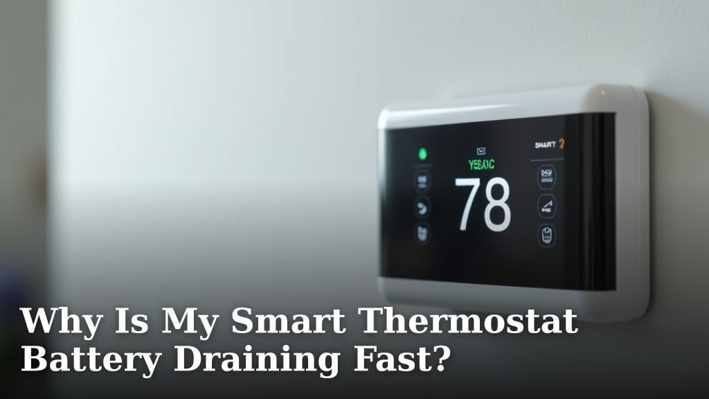 Why Is My Smart Thermostat Battery Draining Fast?