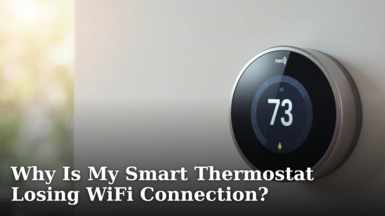 Why Is My Smart Thermostat Losing WiFi Connection?